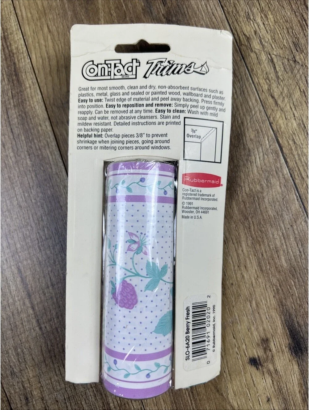 NEW Vintage 90s Con-Tact Wallpaper Trim Border Country Home Cottage Cozy